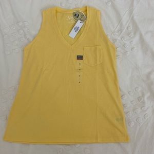 Light weight yellow tink top